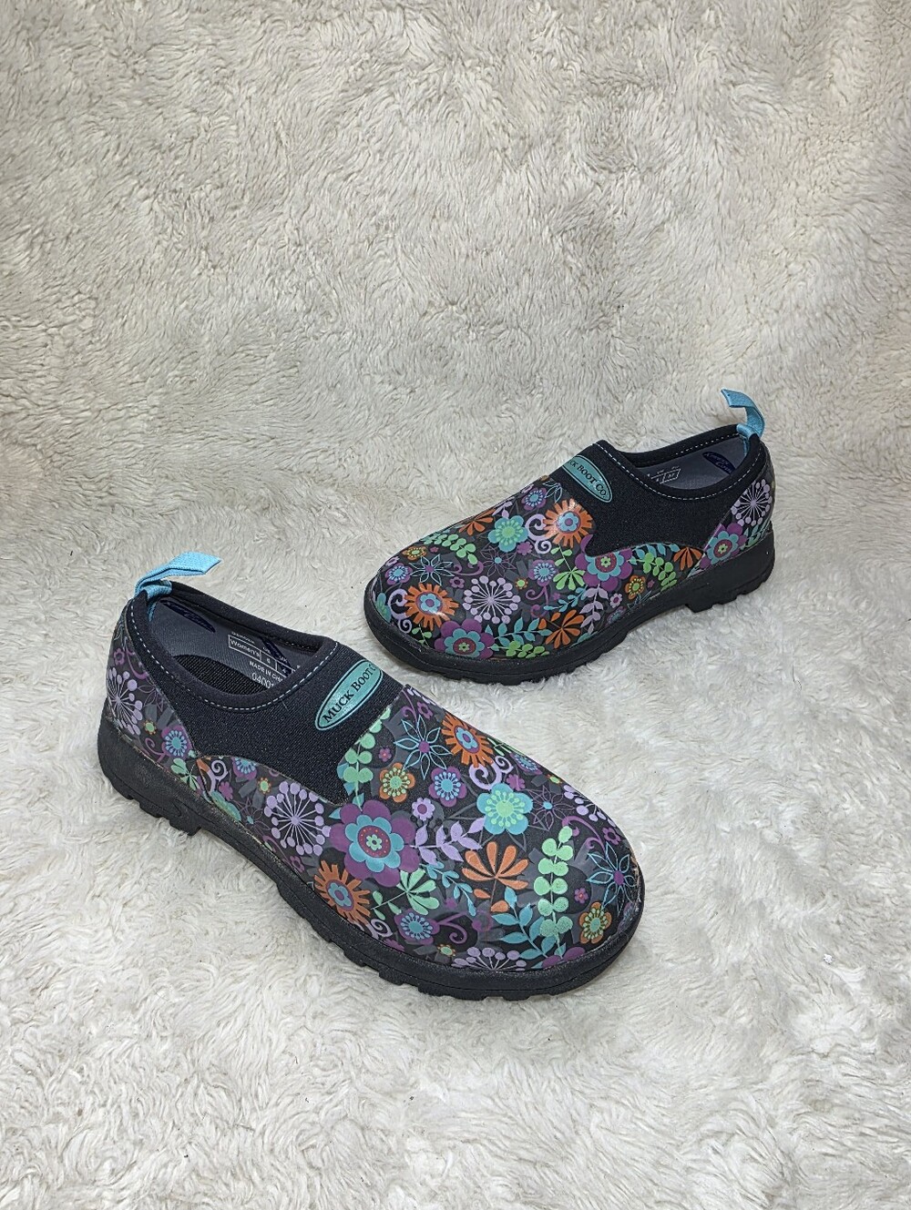 Muck Boot Co Muckster II Low Floral Waterproof Garden Shoes Slip On Women's Sz 6